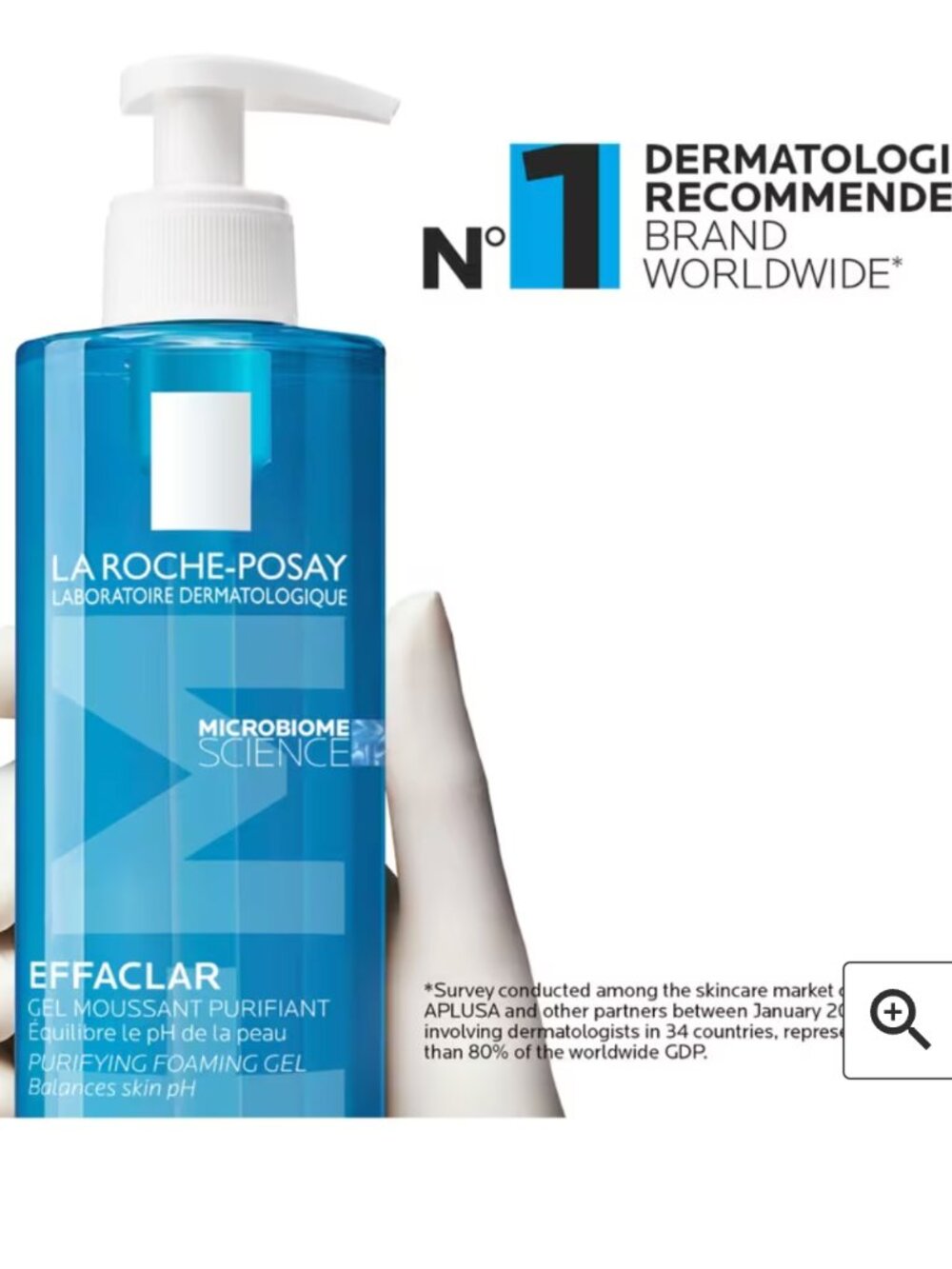 La Roche-Posay Effaclar Purifying Foaming Gel Cleanser - 400ml